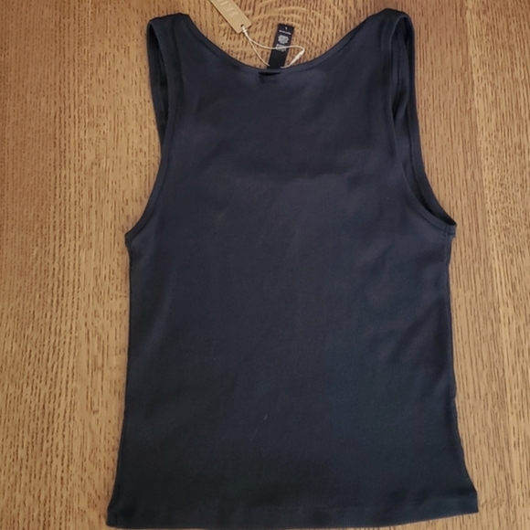 Skims Cotton Rib Tank - onyx black - Picture 9 of 9